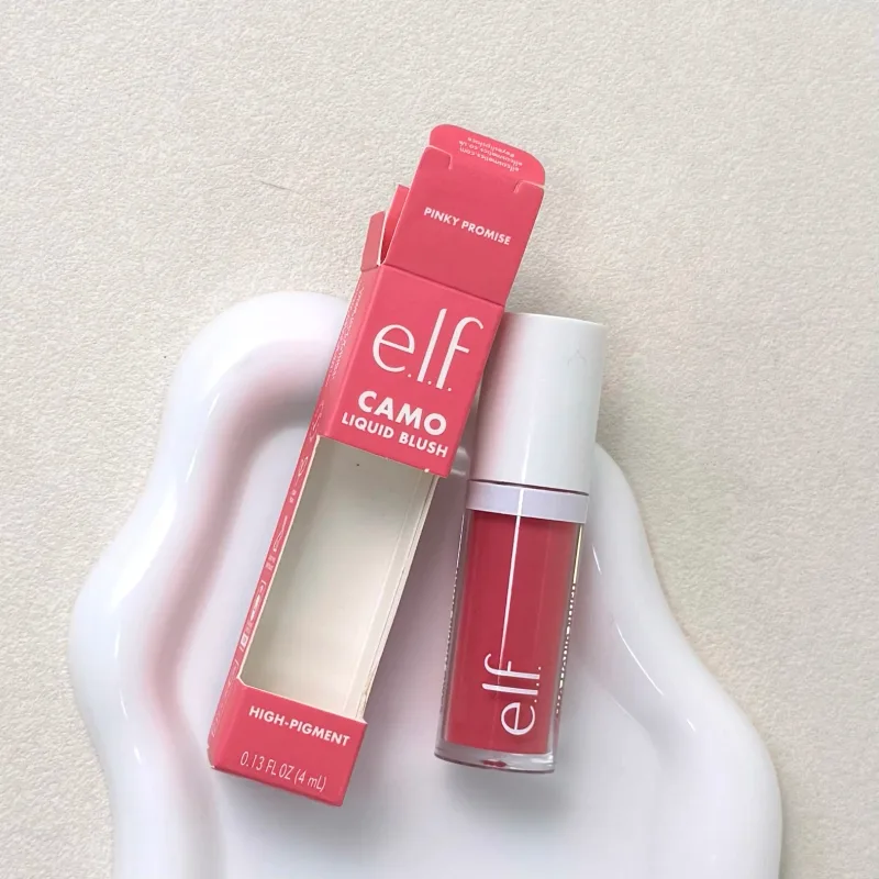 Bán chạy nhất Elf công dụng kép Liquid Blush Lip Gloss Dưỡng ẩm liên tục Tạo bột làm sáng tự nhiên Mỹ phẩm Blusher dạng lỏng