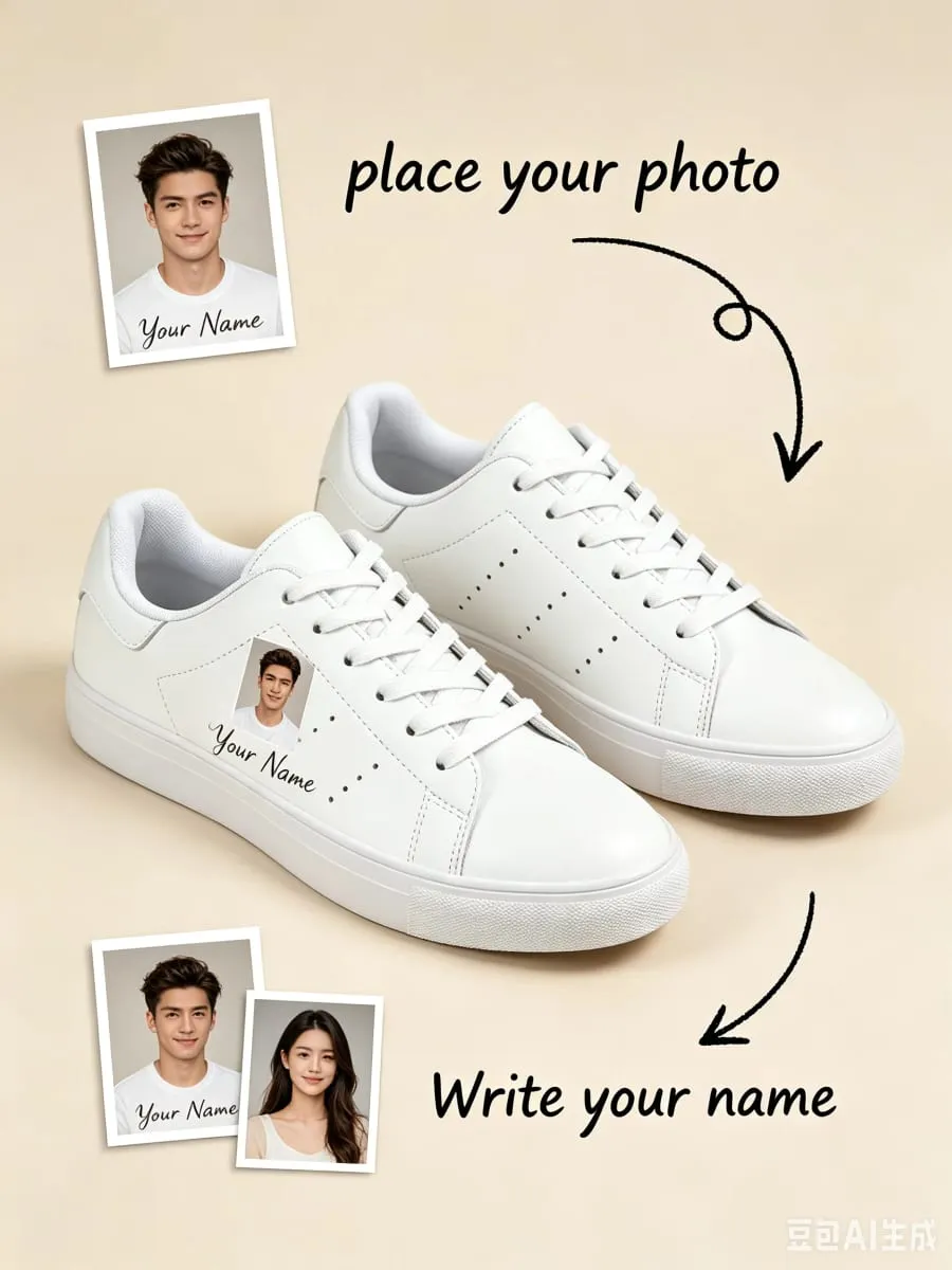 Fashion Custom Made Low-Top Sneakers Mens Womens Teenager High Quality Board Shoes Bespoke Custom Shoe Casual Couple Shoes — image 6