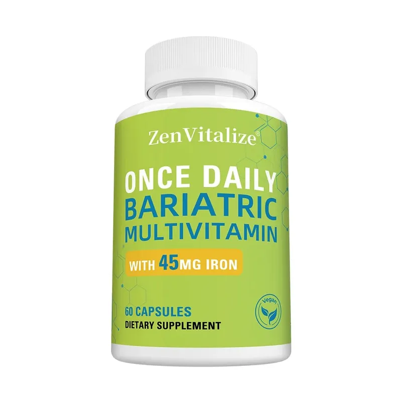 Once Daily Multivitamin Capsule with 45 Mg of Iron Easily Absorbed Dietary Supplements