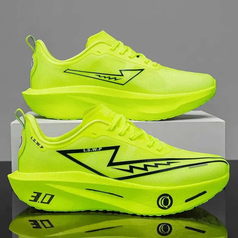Men Marathon Running Shoes Carbon Plate Training Race Sports Outdoor Breathable Lightweight Women Comfortable Athletic Sneakers — image 8