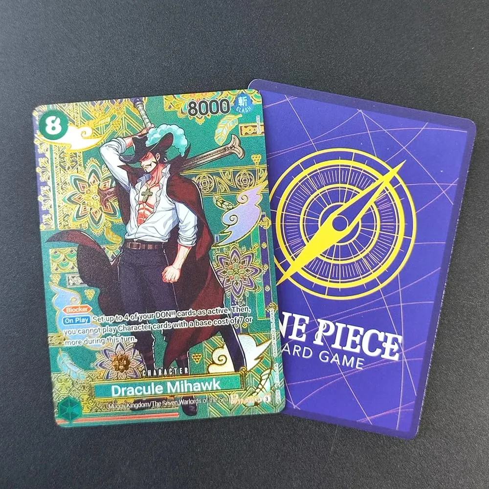 Diy One Piece Op14 Sp Card The Azure Sea Seven Hancock Perona Mihawk Sengoku Kid Killer Sugar English Collection Tcg Anime Card