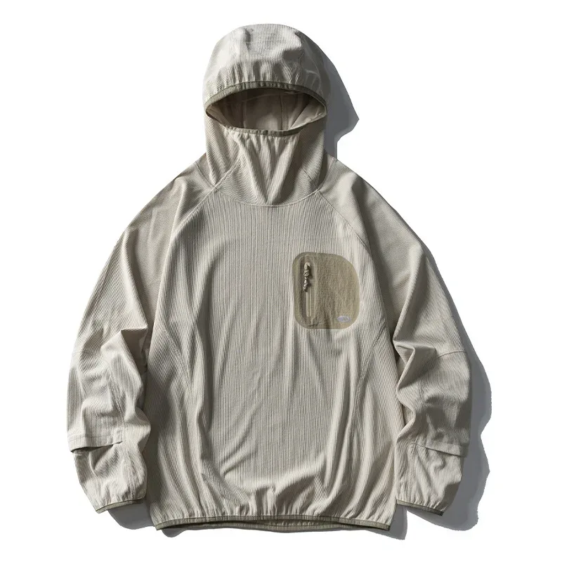 Outdoor Sport Hoodies Men Women Lightweight Fleece Long Sleeve Breathable Pullovers Hooded Sweatshirt Unisex Track T Shirts Tops — image 12