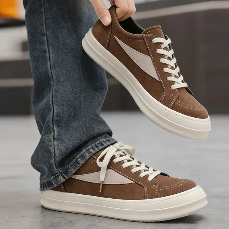 New Arrival Mens Casual Shoes Platform Male Sneakers Stylish Vulcanized Shoes for Man Hot Sale Casual Footwear Skateboard Shoes — image 4