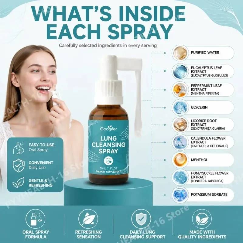 Botanical Oral Spray with Peppermint Eucalyptus and Menthol Cooling Fresh Mouth Feel Portable Vegan Daily Oral Care 30 ML — image 3