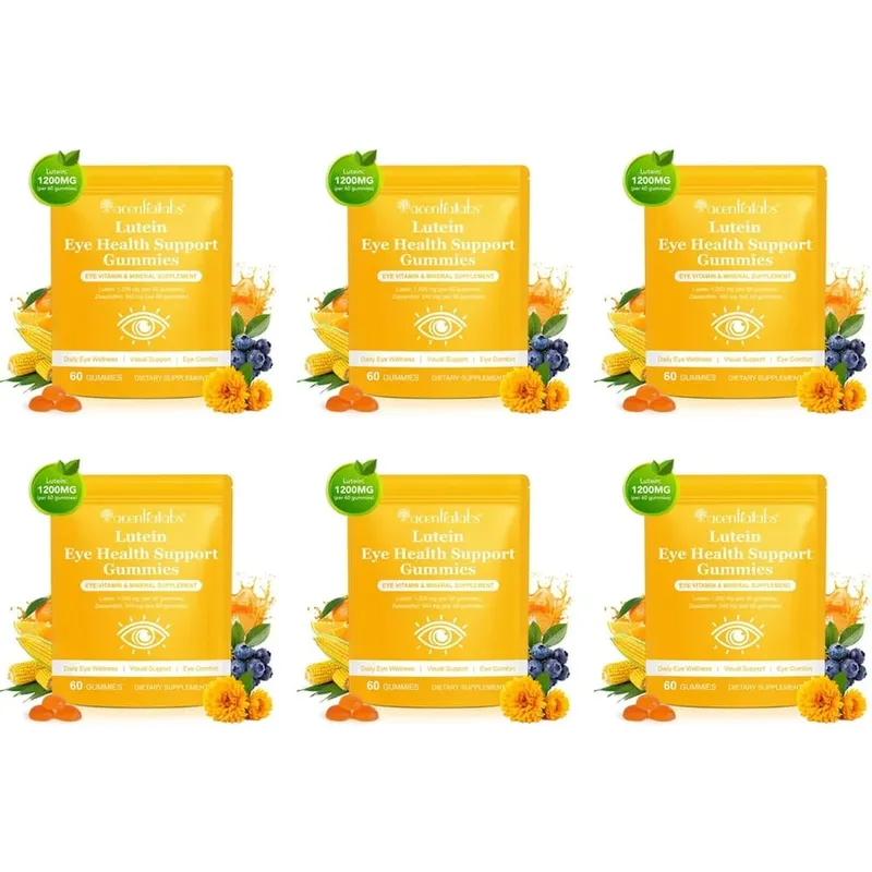 Lutein Eye Health Gummies 40mg with Zeaxanthin Vitamin A C & E Visual Support Blue Light Support & Eye Comfort Vegan 60 Count — image 12