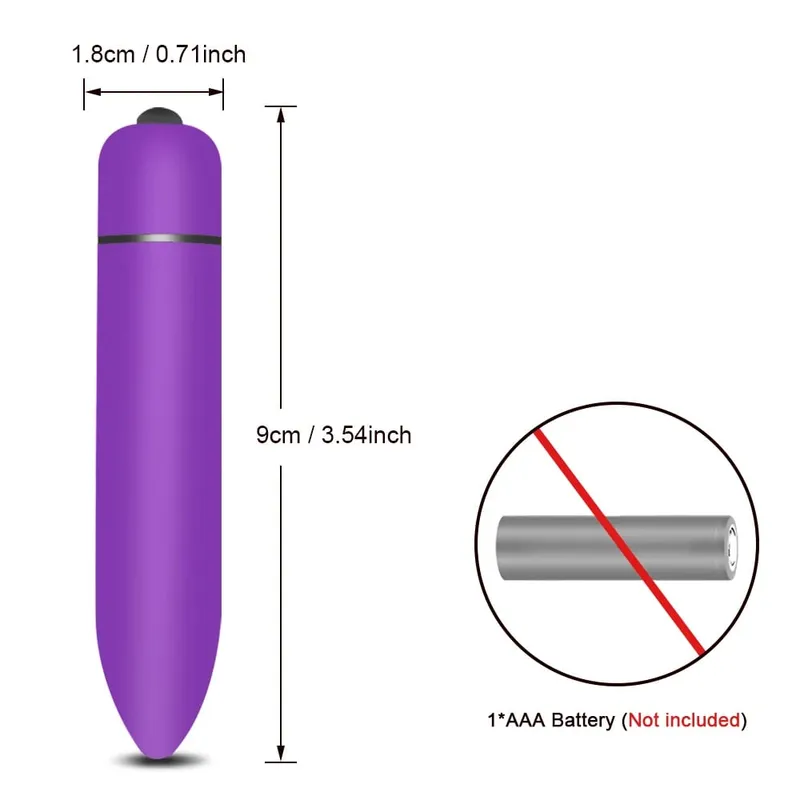 Mini Size Bullet Vibrator Butt Plug for Men Women Anal Plug Beginner Battery Powered Prostate Massager for Gay Adult Sex Toy — image 8