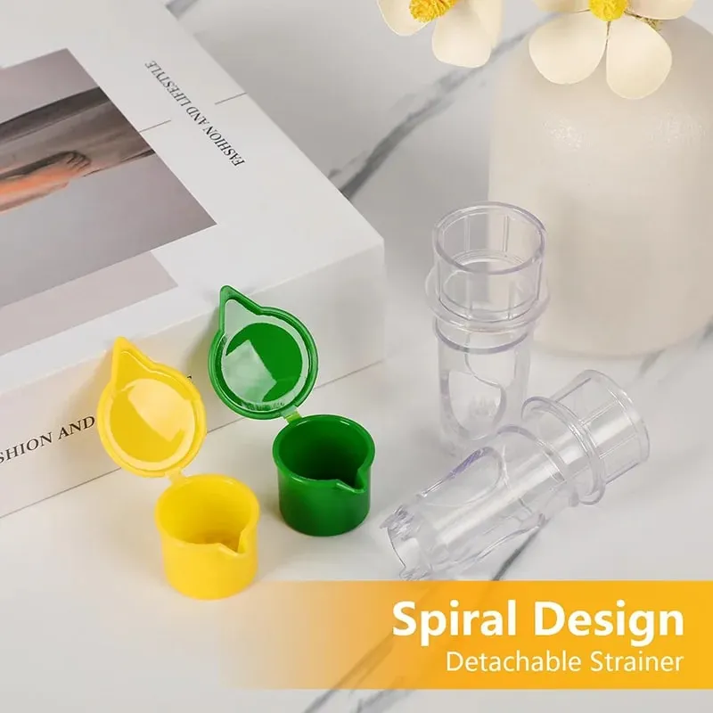Portable Lemon Squeezer with Filter Manual Citrus Juicer Mini Orange Extractor Freshness Preserving Kitchen Juices Reamer — image 7