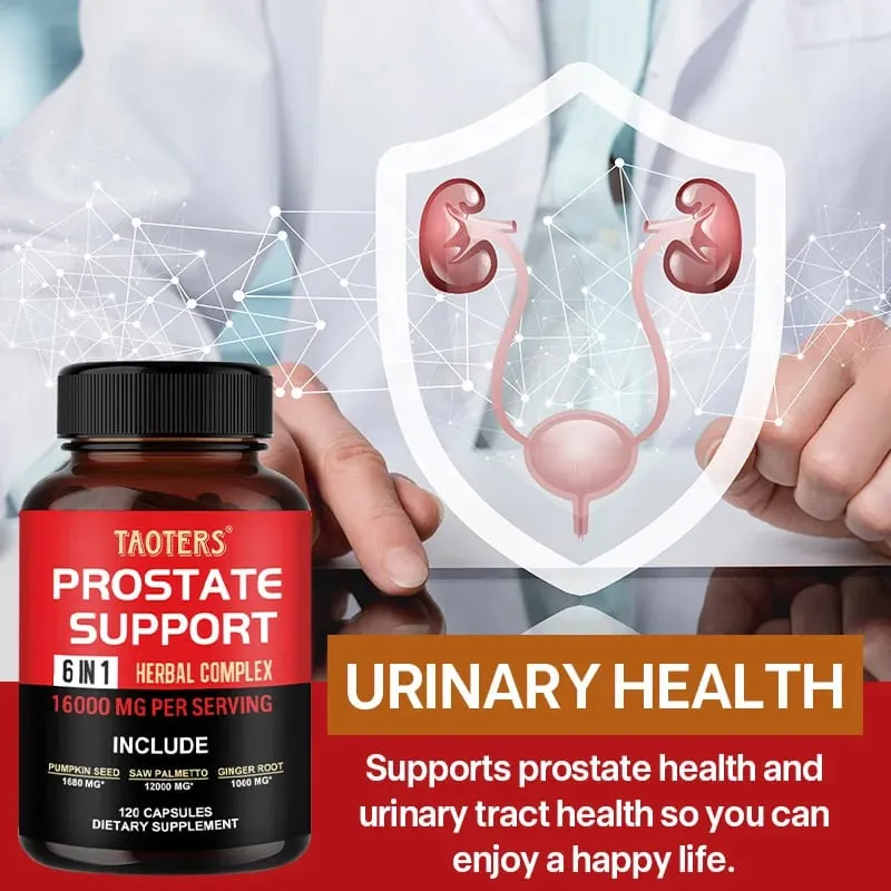 Natural Saw Palmetto - Prostate Health Support Supplement Improves Toilet Frequency and Urgency Promotes Healthy Hair Growth