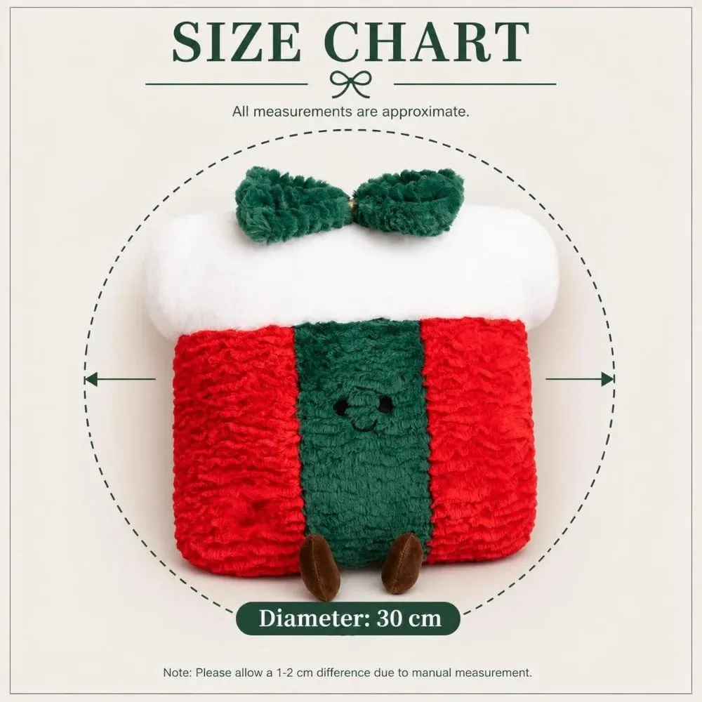 Cute Creative Shape Christmas Pillow Seasonal Pattern Soft Gingerbread Man Cushion Comfortable Waist Cushion Home Decor