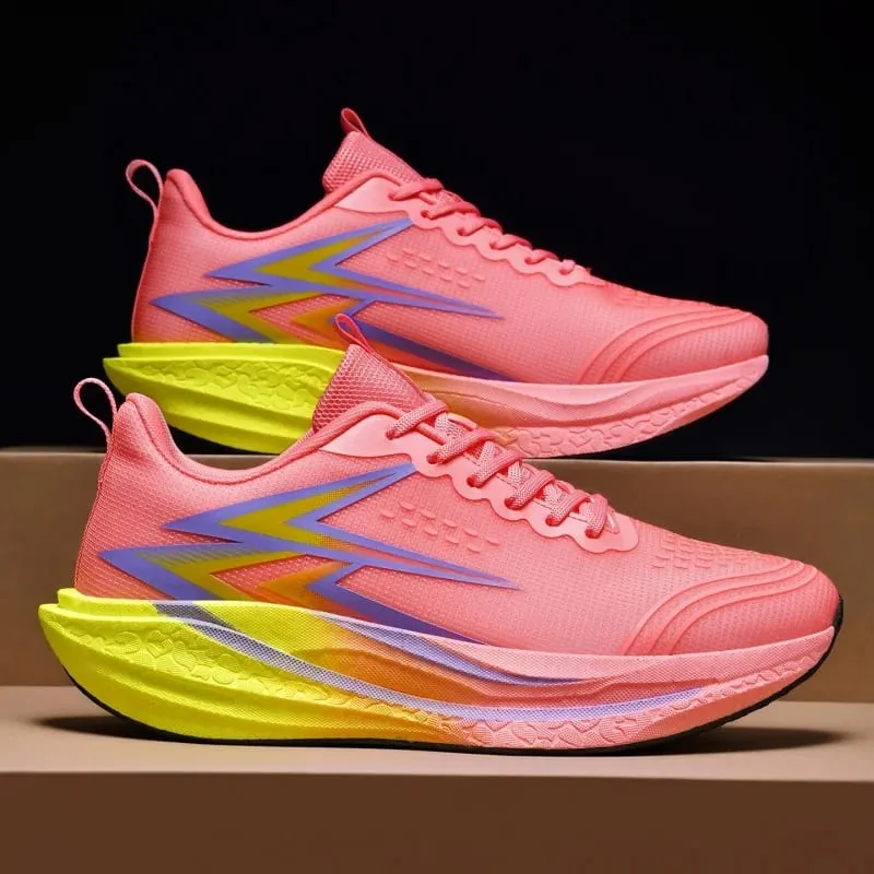 Marathon Men Running Shoes Speciality Sports Shoes Breathable Lightweight Carbon Board Women's Trend Athletic Sneakers Women