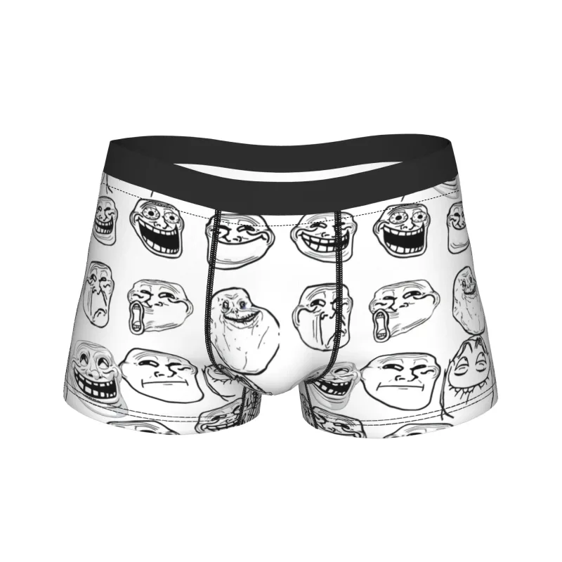 Rage การ์ตูน Trollfac Trunk ตลกกระเป๋าชุดชั้นในขายร้อนรูปแบบนักมวยสั้นสบายกางเกงผู้ชาย PLUS ขนาด — image 10