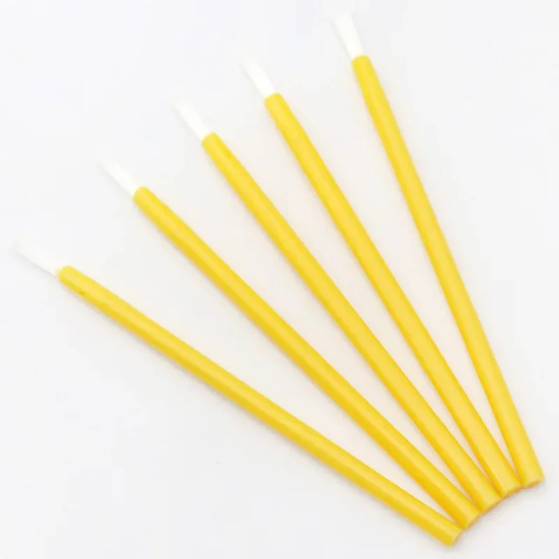 50Pcs Disposable Nylon Fiber Lip Brush Lipstick Wands Clean Applicator lip Gloss Brushes portable Cosmetic women Makeup Tools — image 7