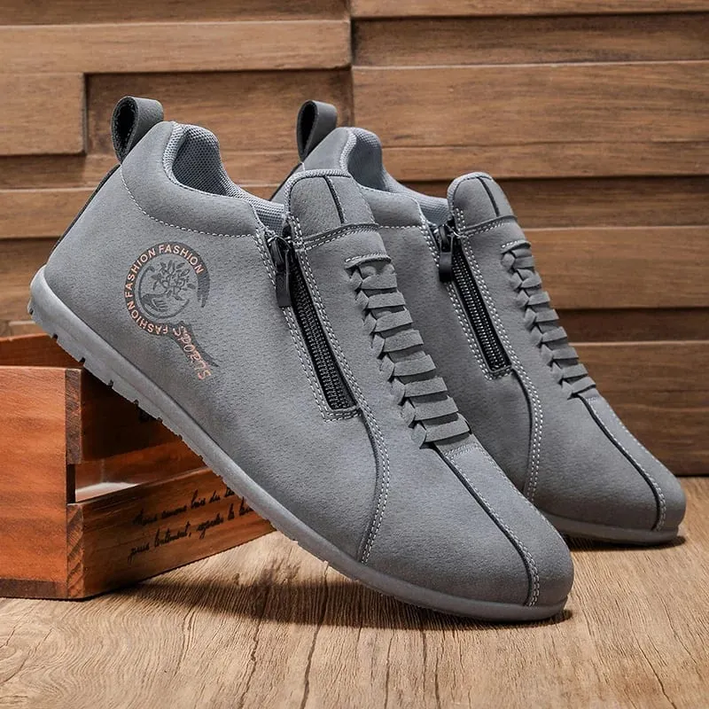 Men's Lightweight Casual Shoes Outdoor Entertainment Skateboarding Daily Walking Driving Shoes Comfortable Breathable Slip-On — image 8