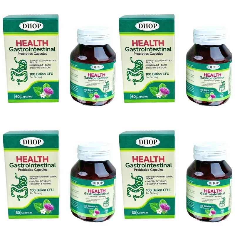 Gastrointestinal Probiotics Capsules Support Gut Health with Vitamin C and Vitamin E Diet Fiber 100 Billion CFU 60 Capsules — image 10