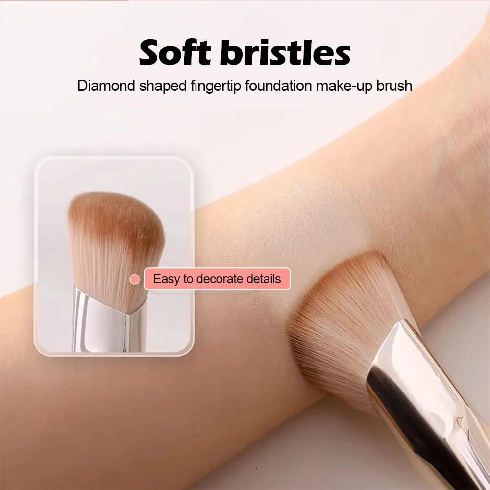 Foundation Makeup Brush Oblique Head Liquid Foundation Concealer Cosmetic Blending Brushes Face Contour Beauty Tool brush blush — image 3
