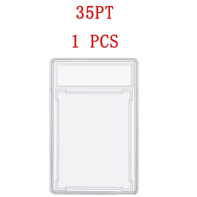 35/55/75/100PT Trading Cards Slab Label Grade Baseball Star Card Sleeves Protector Acrylic Hard Plastic Game Grade PTCG Gift Toy — image 14
