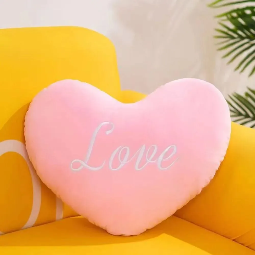 Hot Heart Shape Heart Plush Pillow Pink Color Valentines gift Soft Pillow Red Color Stuffed Pillow Home Decorative — image 9