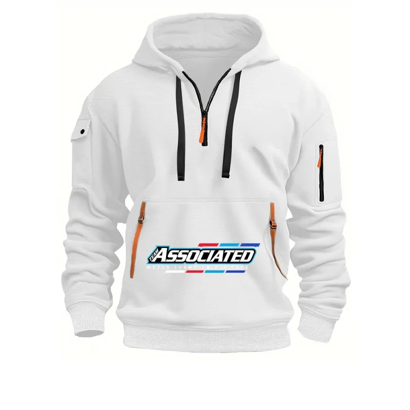 Rc Team Associated Men's Hoodie Multi Pocket Zipper Casual Sports Hoodie Men Loose Pullover Fashion Sweatshirt Long-Sleeve tops — image 2