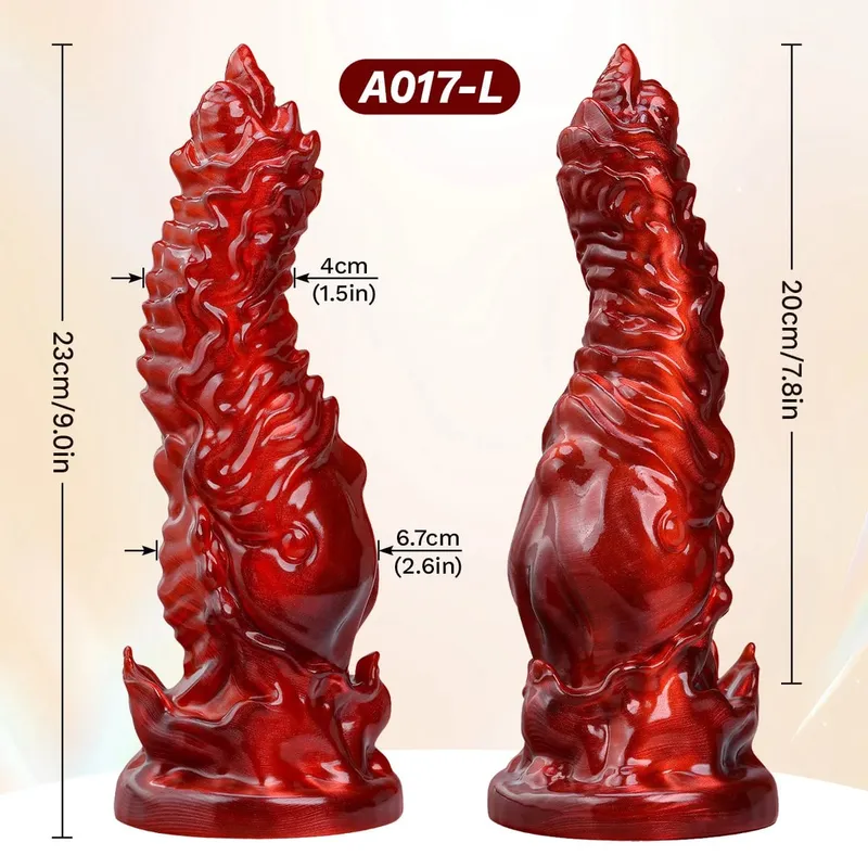 Knot Dildo Silicone Penis G-spot Stimulation Monster Dildo Anal Plug for Women Dragon Dildos Prostate Massager Female Sex Toys — image 12