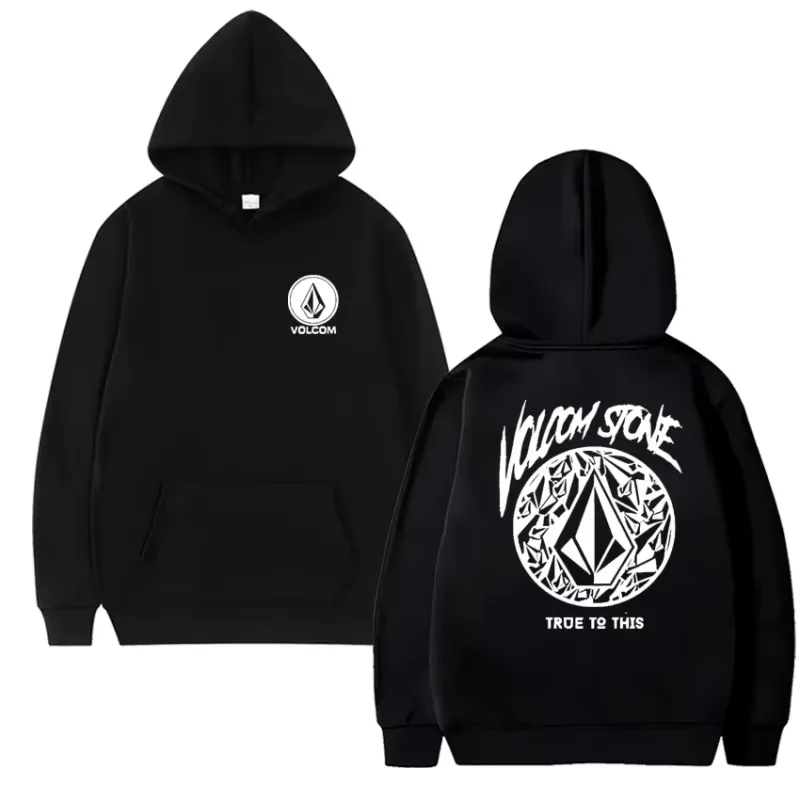 2026 Fashion Hoodie Women and man Hoody Volcom Stone Double-sided Casual Graphic Sports Tops Breathable Streetwear Clothing — image 8
