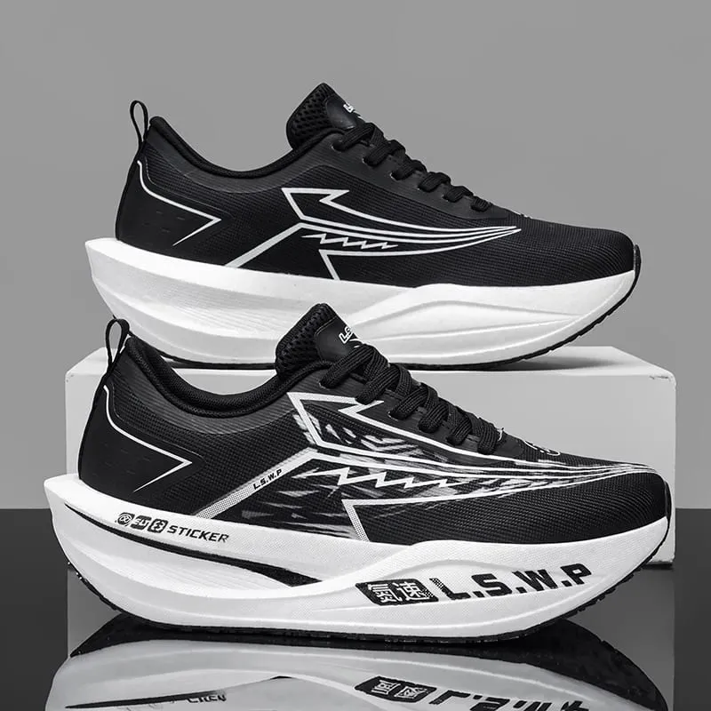 Men Casual Running Shoes Marathon Athletic Trail Sports Outdoor Carbon Plate Breathable Lightweight Comfortable Women's Sneakers — image 3