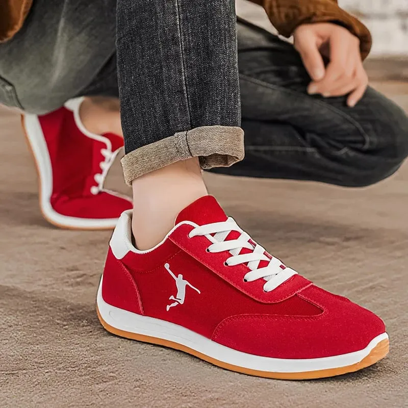 Scarpe da uomo Scarpe alla moda primavera e autunno Nuovi modelli transfrontalieri Bianco Nero Rosso Scarpe sportive Scarpe casual versatili basse da uomo traspiranti con suola morbida — image 5