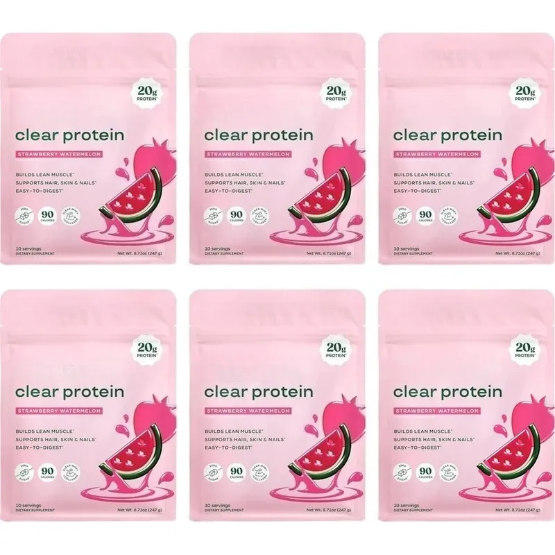 Clear Protein Powder with 20g Protein Per Serving Digestive Enzyme Blend and Bovine Collagen Peptides - 10 Servings — image 12