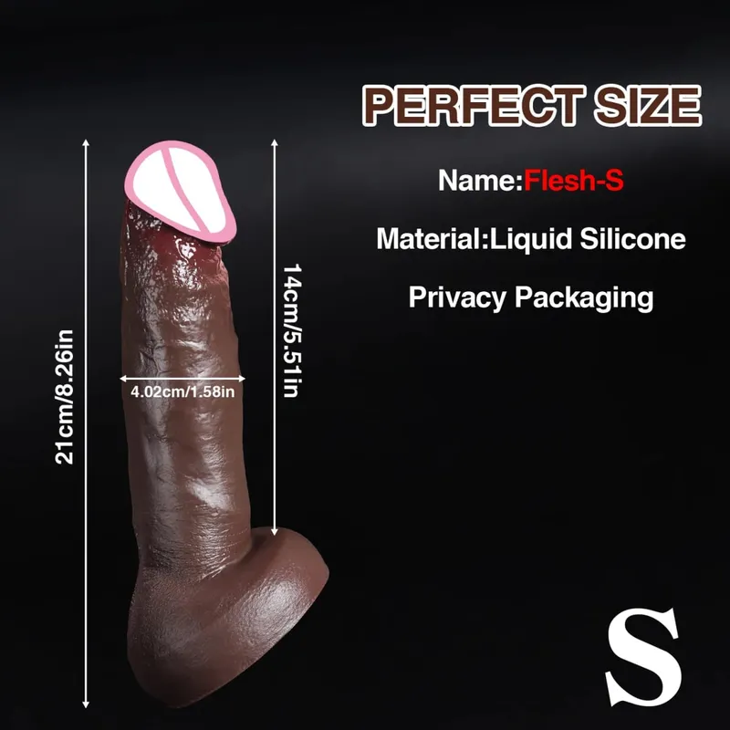 Consolador grueso realista y barato para hombres y mujeres, masturbadores Gay, pene de silicona, ventosa grande, tapón Anal para pene, juguete sexual — image 8