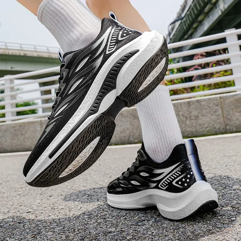 New Men's Mesh Breathable Casual Sneakers Soft Sole Non Slip Comfortable Outdoor Running Shoes Lightweight Men's Sports Shoes — image 6
