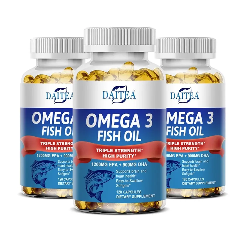 Omega 3 Fish Oil - for Nervous System Skin and Hair Health Antioxidants - Easy To Swallow — image 11