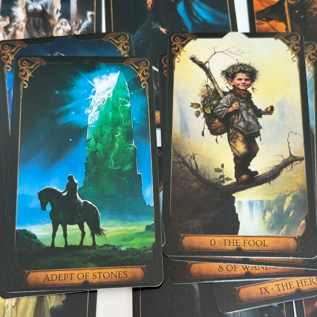 Druidic Tarot Cards 78pcs English Version Mysterious Divination Tarot Deck Board Game — image 4