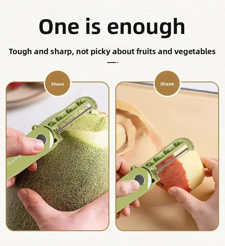 Folding storage kitchen household peeler outdoor portable stainless steel fruit planer peeler
