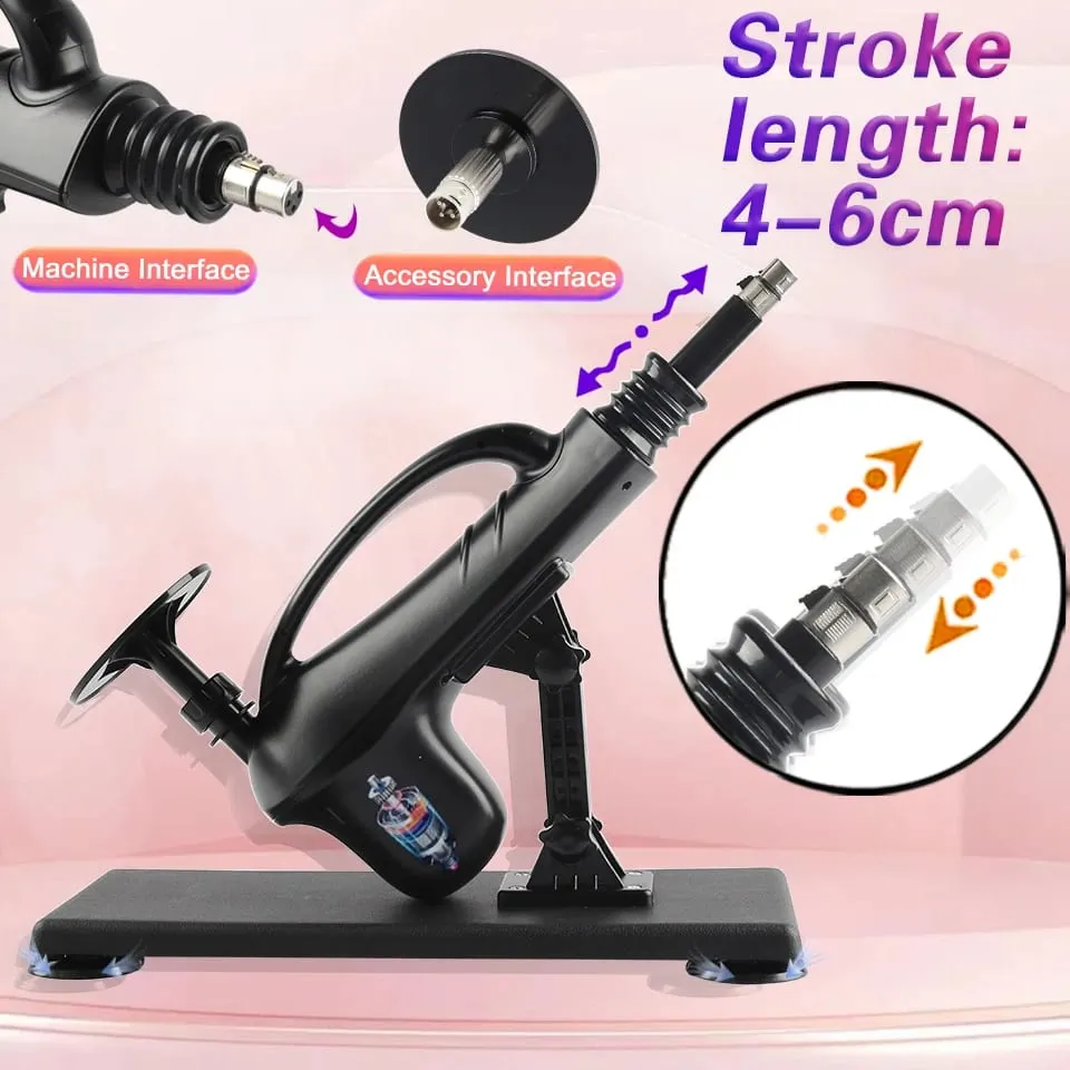 Automatic Sexual Machine 3XLR Dildo Attachments Female Masturbation Vibrator Massage Gun Sex Toys for Men Couples Adult Products — image 3