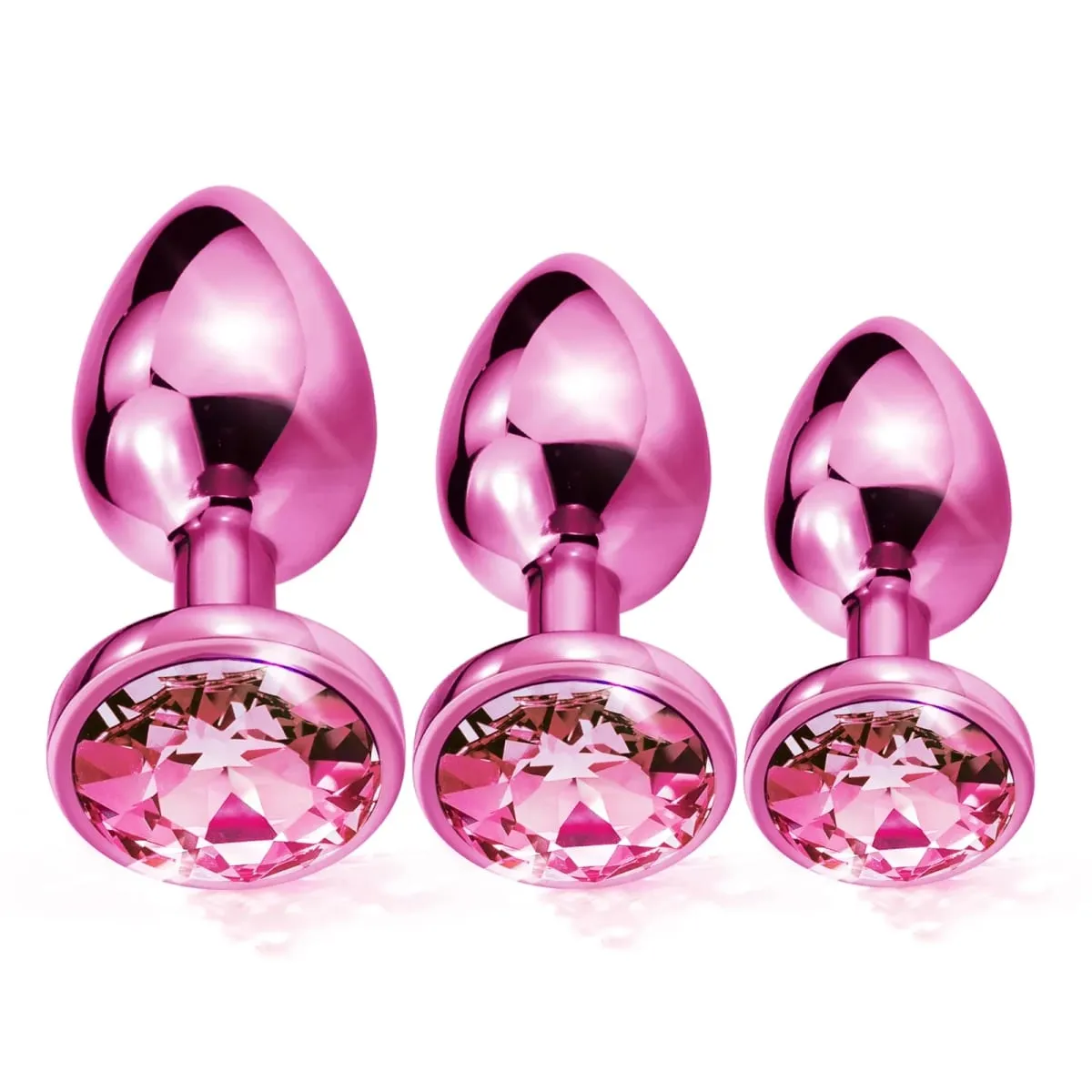 Metal Small Medium Large Butt Plug Set Fox Tail Anal Plug Jewelry Steel Anal Sex Toy Trainer For Woman Couple Cosplay — image 3