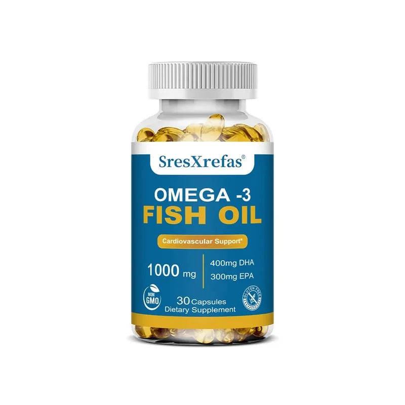 Fish Oil 1000 Mg | Omega 3 + EPA & DHA | Brain Heart Joints Skin and Immune Support | 120 Count Non-GMO Softgels Supplements — image 8