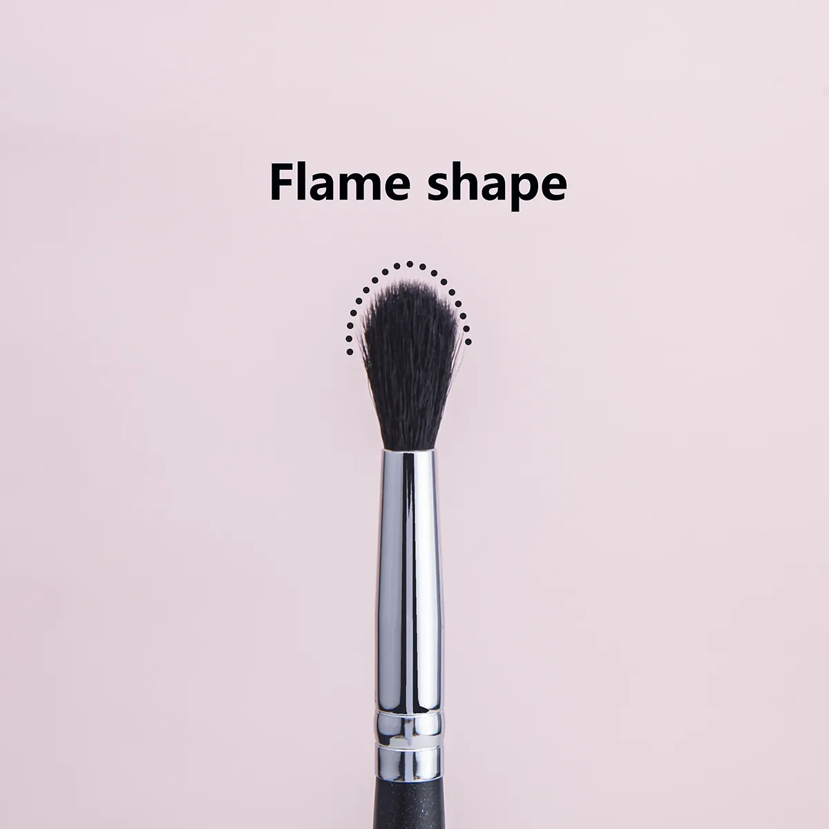 224 Crease Brush Øjenskygge Crease Blending Makeup Børster Højkvalitets Flamme Shape Gedehår Øjenskygge Crease Makeup Tool