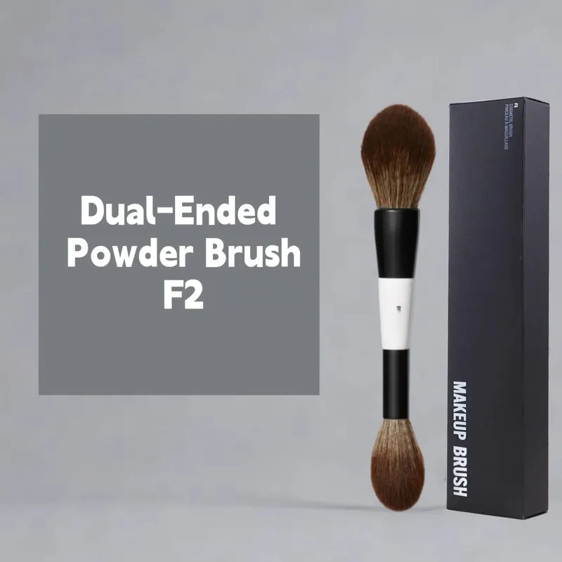 MBM Dual-Ended Foundation Face Brush F4 Powder F1 Blush Contour F2 F3 Makeup Brushes with Box Packaging