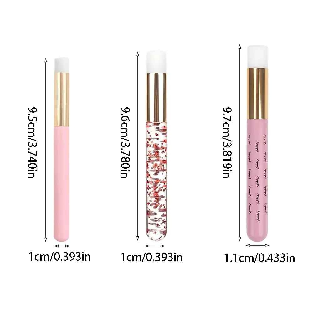 50Pcs Soft Eyelash Extension Cleaning Brush Lash Shampoo Eyebrow Nose Exfoliating Cleansing Makeup Remover Beauty Care Supplies