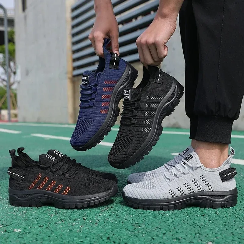 Trampki Męskie Oddychające modne buty do biegania Lekkie sportowe obuwie treningowe Męskie tenisówki tenisowe Masculino — image 4
