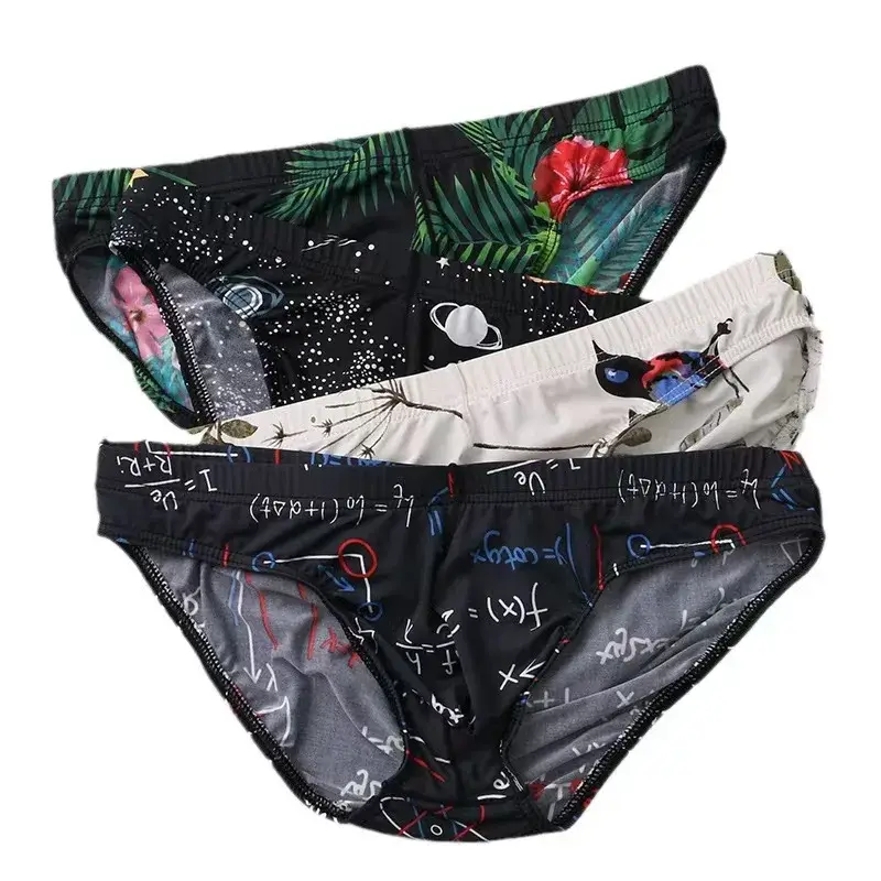 Men's briefs briefs Men's sensible pouch sports wicking sweat breathable mid-waist shorts 3256812645614982 — image 2