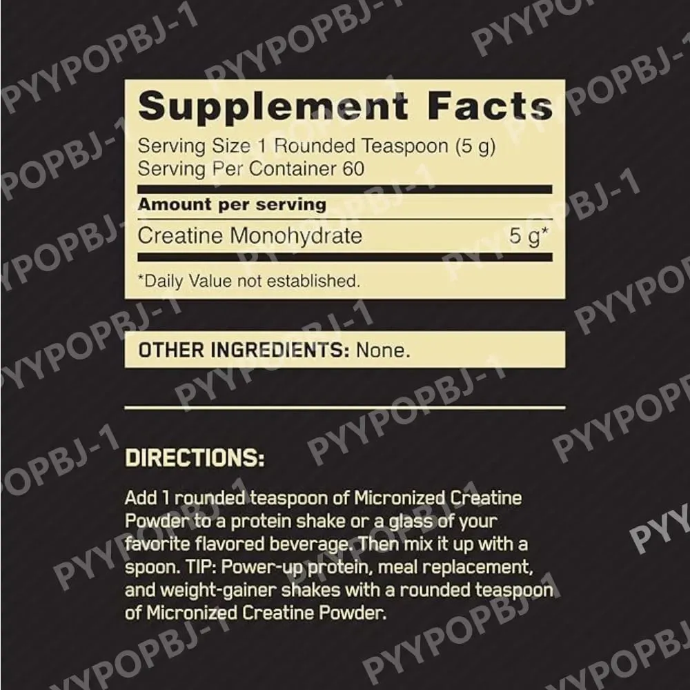 Micronized Creatine Monohydrate Powder Unflavored 60 Servings 300 Grams Packaging May Vary — image 2