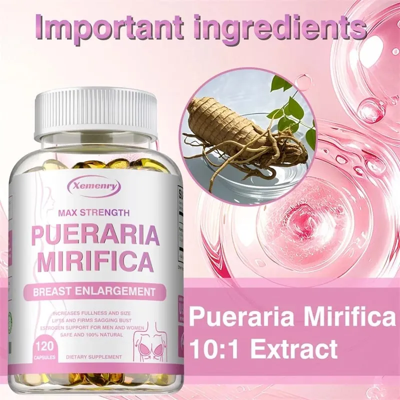Pueraria Mirifica - Supports Overall Female Health Promotes Breast Development Balances Estrogen Metabolism Non-GMO