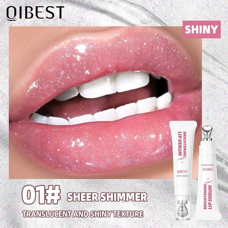 4 na Kulay Mirror Pearl Fine Shimmering Hydrating Pipe Lip Gloss Moisturizing Crystal Gloss Lip Glaze Layering Lip Makeup — image 10