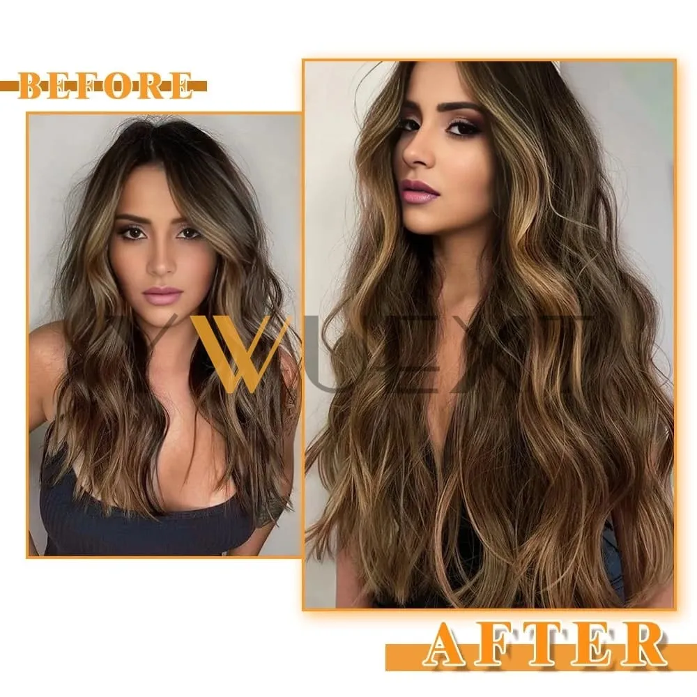 Real Human Hair Tape in Extensions 16'' 20'' Natural Straight High Light Seamless Tape Hair On Double Sided Tape 20pcs 30g/pack — image 7