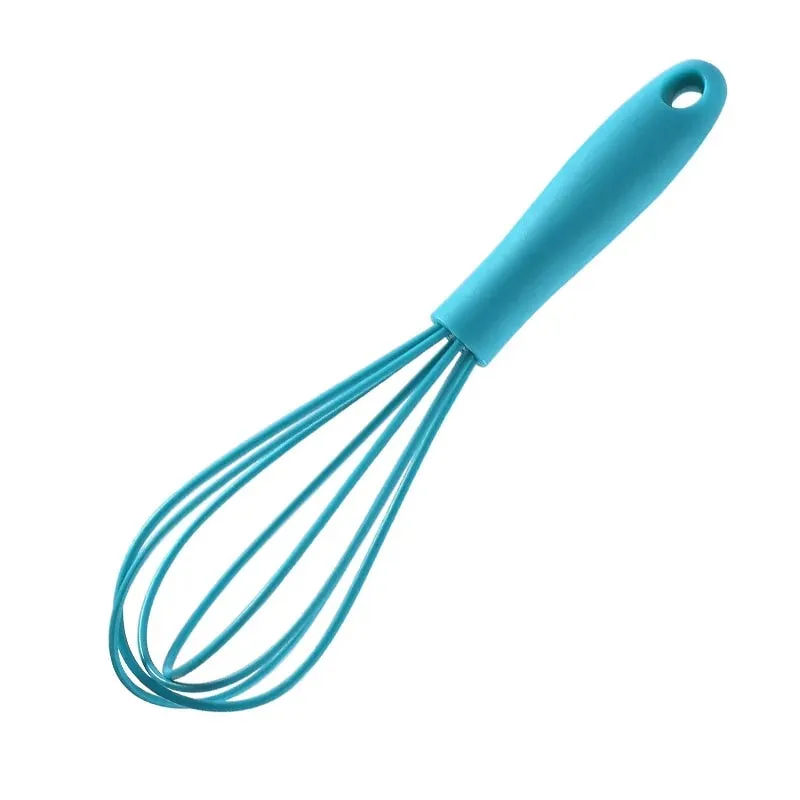 6-inch Mini Children's Silicone Egg Beater Household Manual Cream Egg Mixer Kitchen Baking Tool — image 9