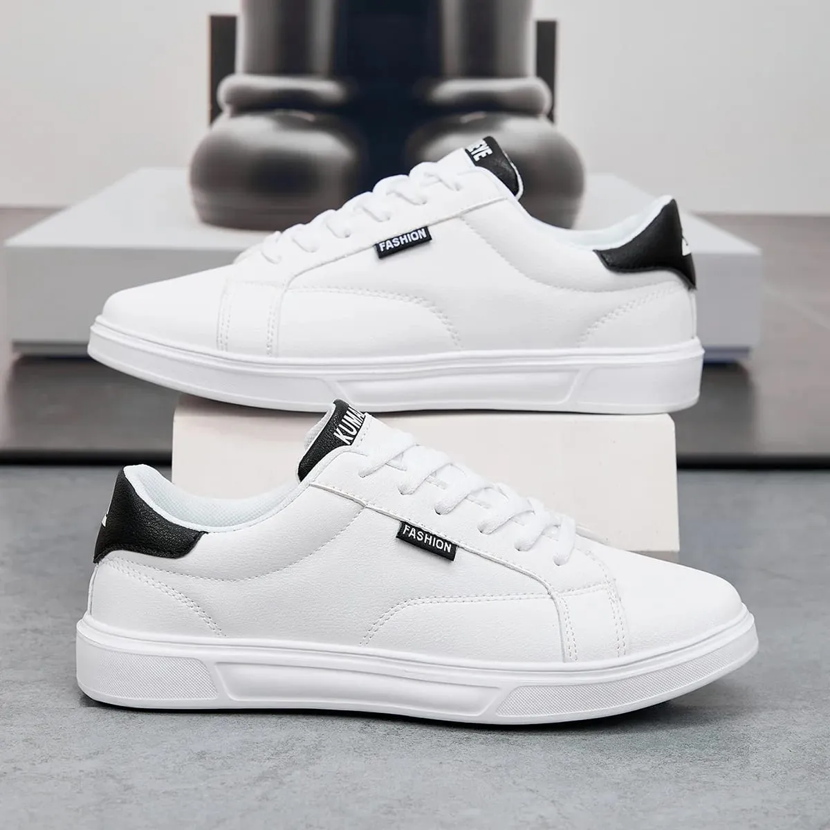 Men Shoes Comfortable Casual For Women White Leather Sneakers Lightweight Walking Flat Outdoor Sport Running Tennis Zapatillas