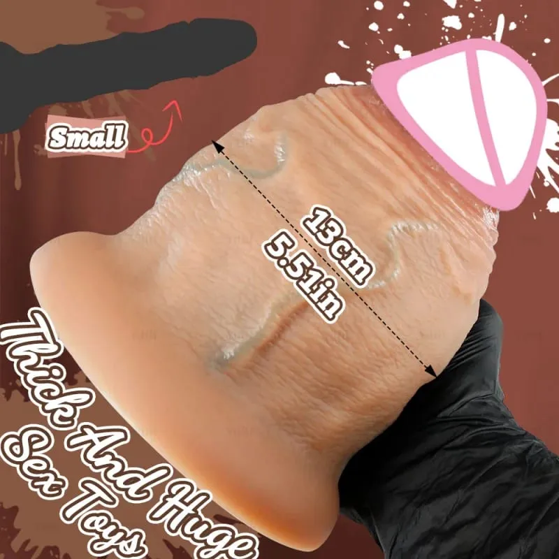 5 Laki ng Silicone Dildos Butt Plug Makapal Anal Plug Makatotohanan Napakalaking Makapal na Dildo na May Suction Cup Mga Laruan para sa Mga Matanda Mga Laruan para sa Babae Lalaki — image 2