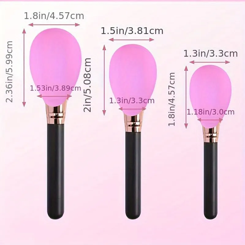 Silicone Makeup Brush Covers for Travel A Storage & Organizer Case for Brushes To Protect Makeup Bag — image 2