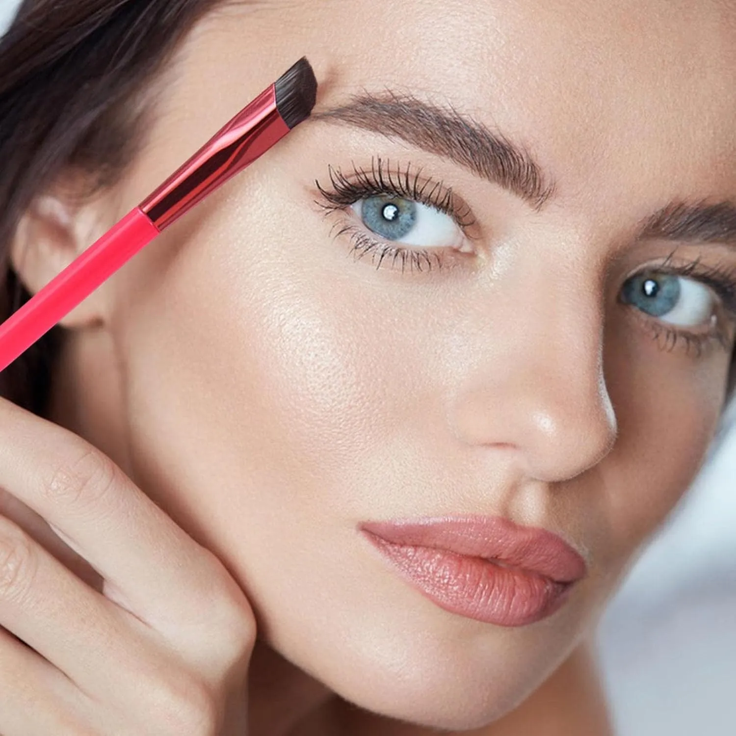 Pincel para cejas salvaje, pintura estereoscópica cuadrada, línea del cabello, pasta para cejas, artefacto, pincel para cejas, pinceles de maquillaje para cejas — image 4