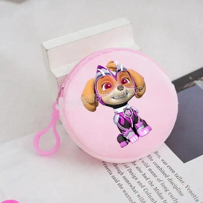 Paw Patrols Round Wallet Cute Keychain Bag Printing Coin Zipper Purse Anime Small Change Bags Convenient Mini Storage Pouch Gift — image 33